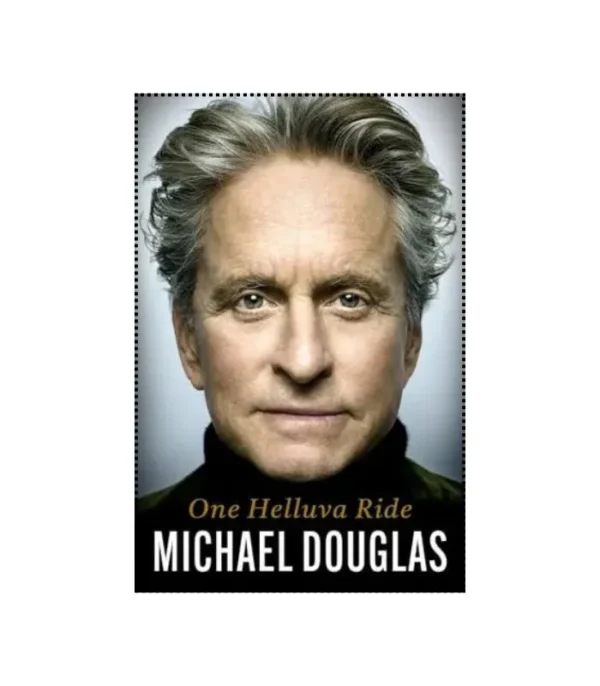 One Helluva Ride, the memoir by Michael Douglas Cover of One Helluva Ride, the memoir by Michael Douglas I haven’t seen the cover artwork, so I kept this generic. If the cover shows something distinctive, such as a portrait, add a short description of it.